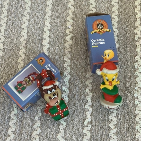 5 FIGURINES WARNER bros Looney tunes Weetos - Weetabix - rollers EUR 14